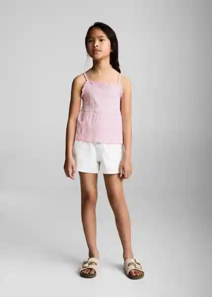 Top Bimba Rosa Talla 08 Niñas Mango