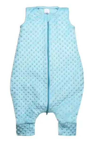 BeBaby Pijama Con Pies: Azul Aguamarina Talla: 12 - 18 Meses