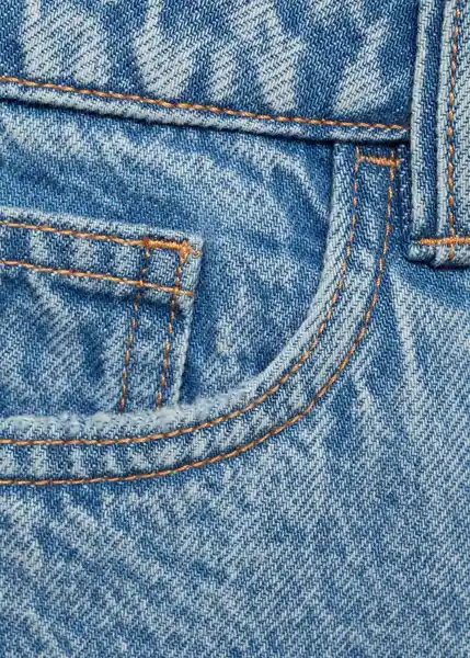 Short Isa Tejano Medio Talla 12 Niñas Mango