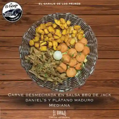 Salchi Med + Carne, Platano Maduro