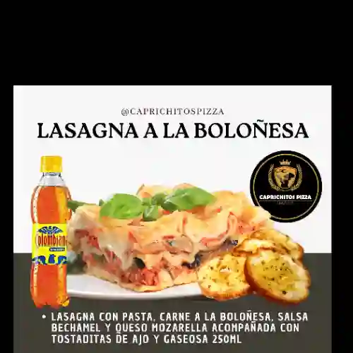 Lasagna Boloñesa de 400gramos