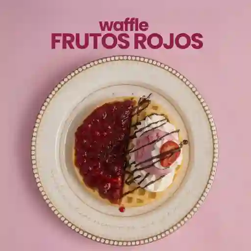 Waffle frutos rojos