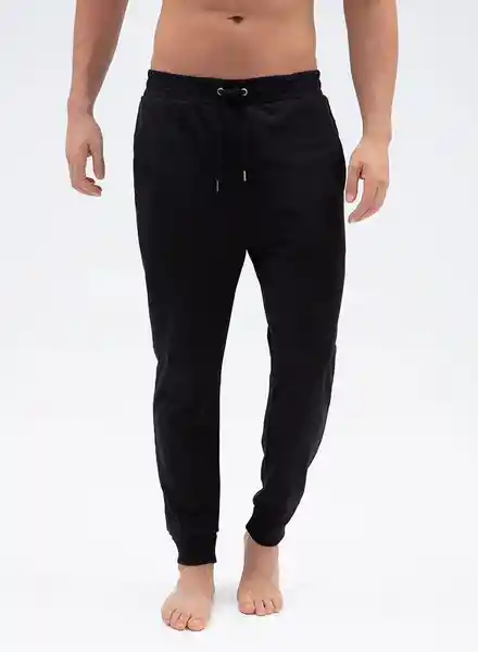 Gef Pantalón Pijama Largo Krosh Negro Talla S 798