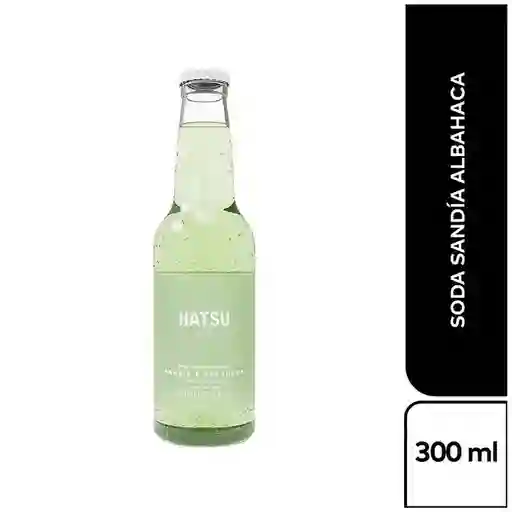 Soda hatsu sandia y albahaca