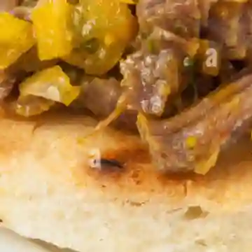 Arepa Mixta Carne y Pollo