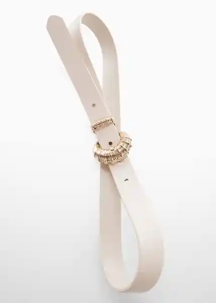 Cinturón Nils Crudo Talla M Mujer Mango