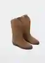 Bota Lauren Beige Talla 35 Niñas Mango