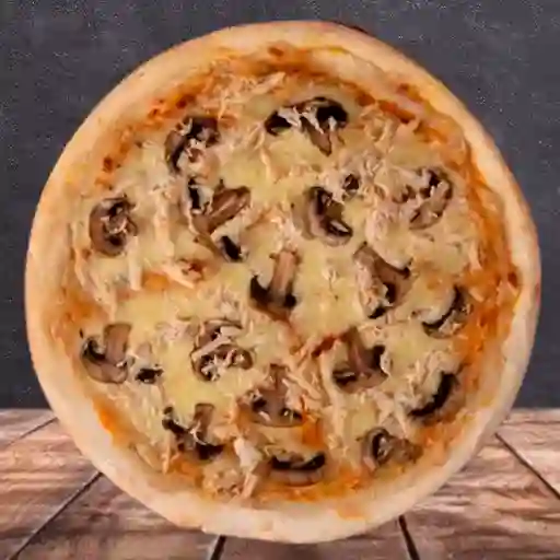 Pizza Pollo y Champiñones Personal