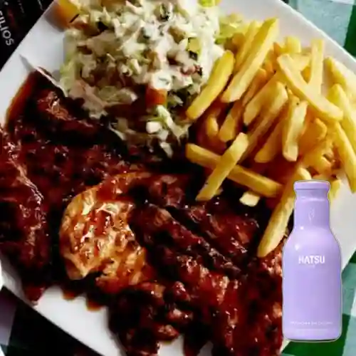 Combo Mixto 3 Carnes + Te Hatsu Lila 400 ml