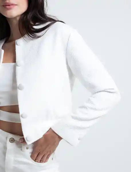  Chaqueta London Mujer Crudo Puro Claro Talla S Naf-Naf 