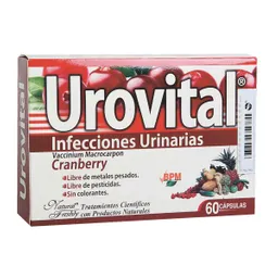 Urovital Medicamento En Cápsulas Cranberry