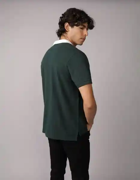 Polo Hombre Verde Talla X-Large 4570300 American Eagle