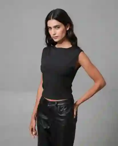 Camiseta Mujer Negro M 202G016_NEG194004 Rifle