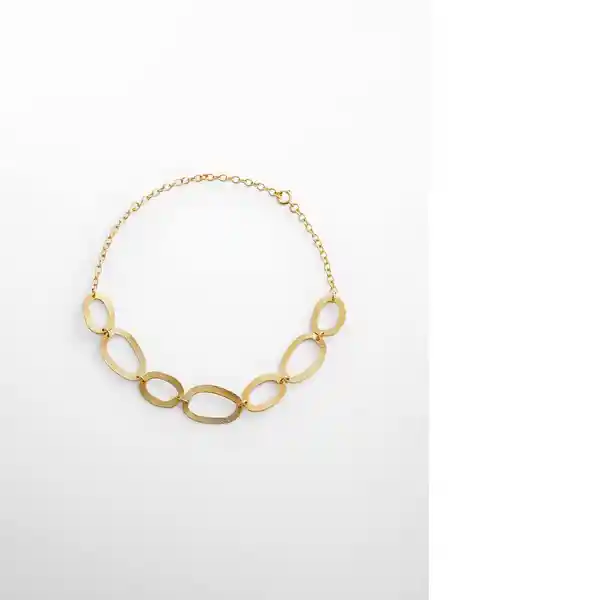 Collar Petra Oro Talla 99 Mujer Mango