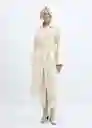 Abrigo London Crudo Talla 24 Mujer Mango