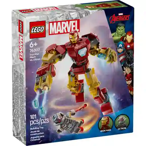 Set Construcción Armadura Robótica de Iron Man vs. Ultrón Lego