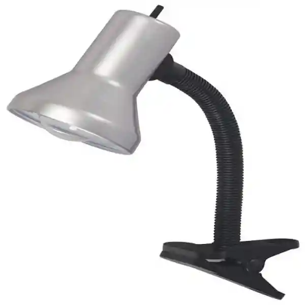 Ikelite Lámpara Escritorio Horq Plata y Negro 1L E27 40W