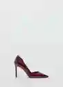 Zapatos Audreyb Burdeos Talla 37 Mujer Mango