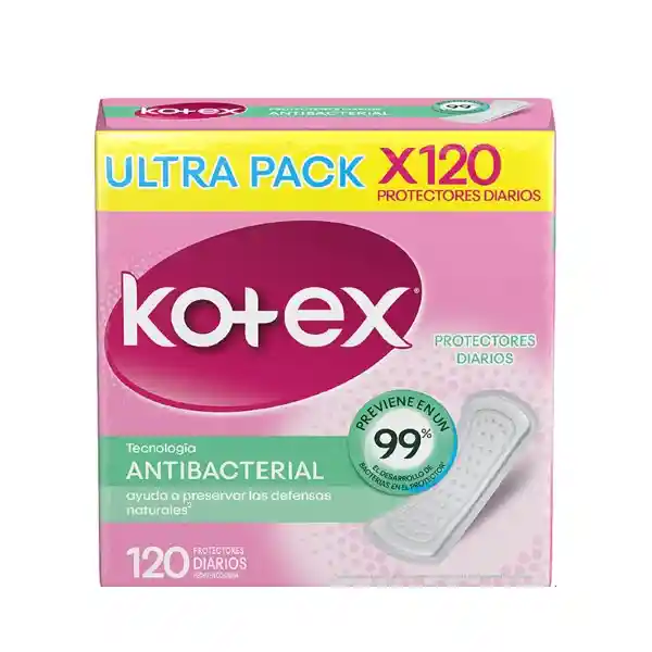 Kotex Protector Diario Antibacterial