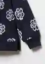 Buzo Sudadera Tai Navy Talla 12 Niñas Mango