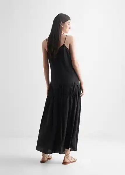 Vestido Angelina Negro Talla 19 Mango Teen Girl Mango