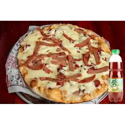 Combo Pizza Carnes 22cm + Mr Tea Durazno 600 ml