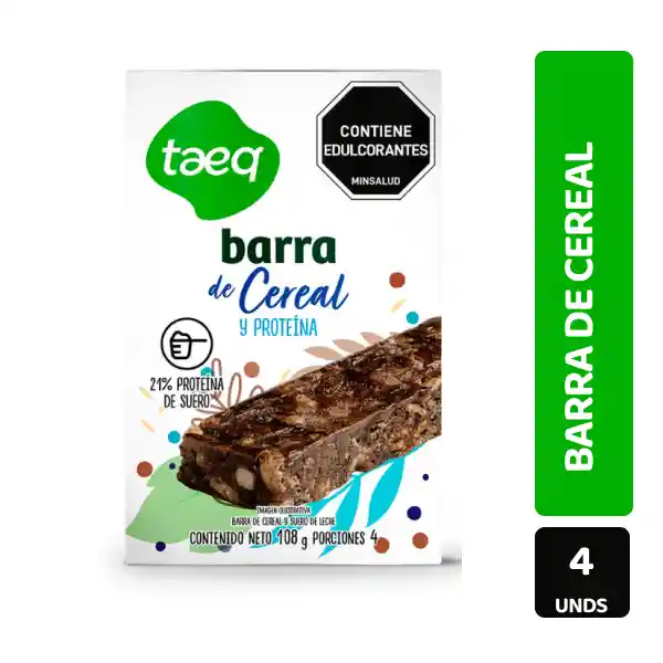 Taeq Barra Cereal Proteína y Suero de Leche