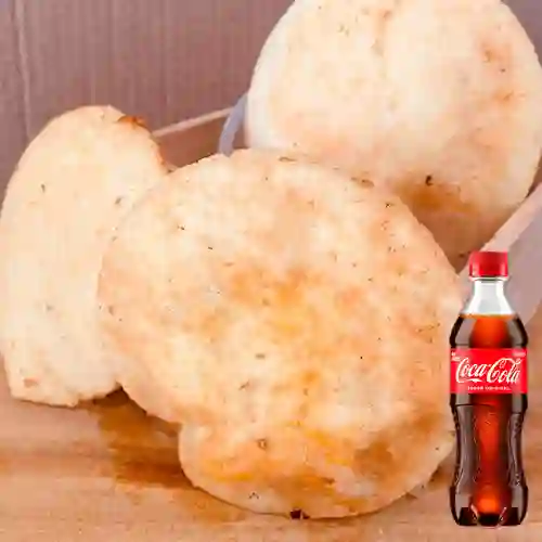 Combo Arepa Trifásica + Coca Cola Original 400 ml