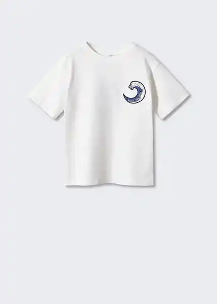 Camiseta High Offwhite Talla 08 Niños Mango