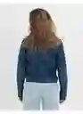 Chaqueta Mujer Azul Talla X-SMALL American Eagle