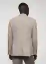 Blazer Americana Monza Beige Talla 54 Hombre Mango