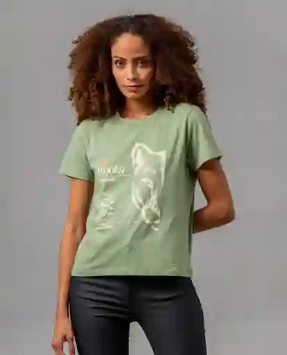 Camiseta Mujer Verde Medio Talla M RIFLE78480 Rifle