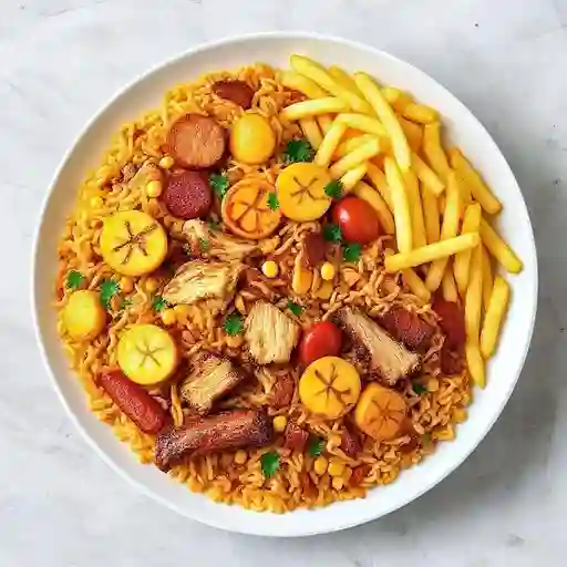 Arroz paisa wok para 6 personas