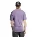 Adidas Camiseta Run Icons 3S Para Hombre Morado Talla L