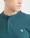 Camiseta Polo Ner# Neck Verde Nafta Ultra Oscuro XS Chevignon