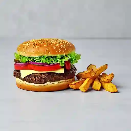 Combo Hamburguesa Mixta