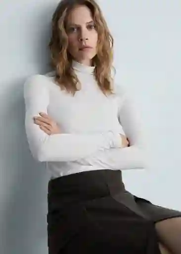 Camiseta Seconda Blanco Talla XS Mujer Mango
