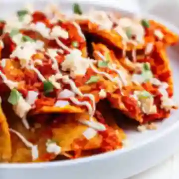 Chilaquiles con Pollo