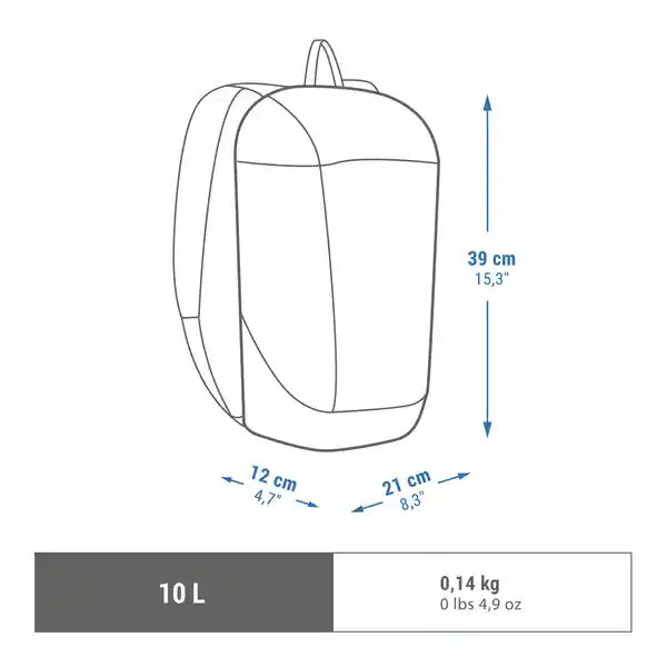 Quechua Morral Pequeño Verde Estampado