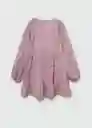 Vestido Susana Morado Talla 08 Niñas Mango