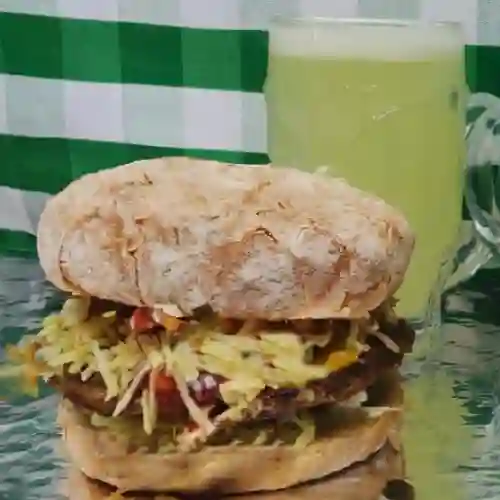 Hamburguesa Artesanal Sencilla