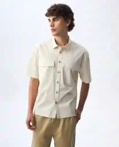 Camisa Hombre Crudo Talla XL 811G003_CRU130905 Americanino