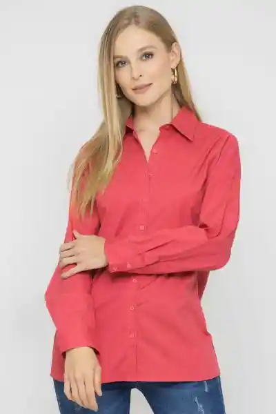 Camisa New Boyfriend Color Rojo Carnauba Talla M Ragged