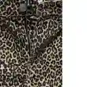 Jean Leopard Marron Talla 42 Mujer Mango