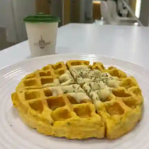 Waffle Sabor a Pollo