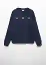 Sudadera United Niñas Navy Talla 21 Mango