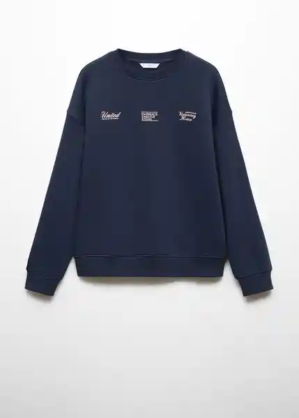 Sudadera United Niñas Navy Talla 21 Mango