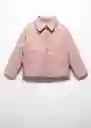 Abrigo Presi Rosa Talla 08 Niñas Mango