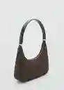 Bolso M Galicia Chocolate Talla 99 Mujer Mango