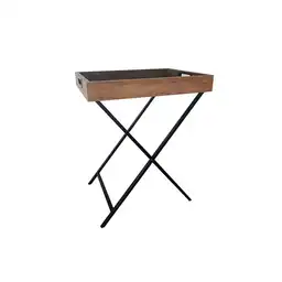 M + Design Mesa Lateral Bandeja Natural 48 x 35 x 60